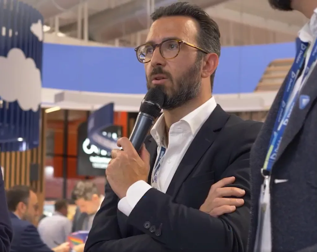 Nicolas Boschetti, directeur des systèmes d'information chez Beaver IT, intervenant lors de SANTEXPO sur les innovations en santé numérique.